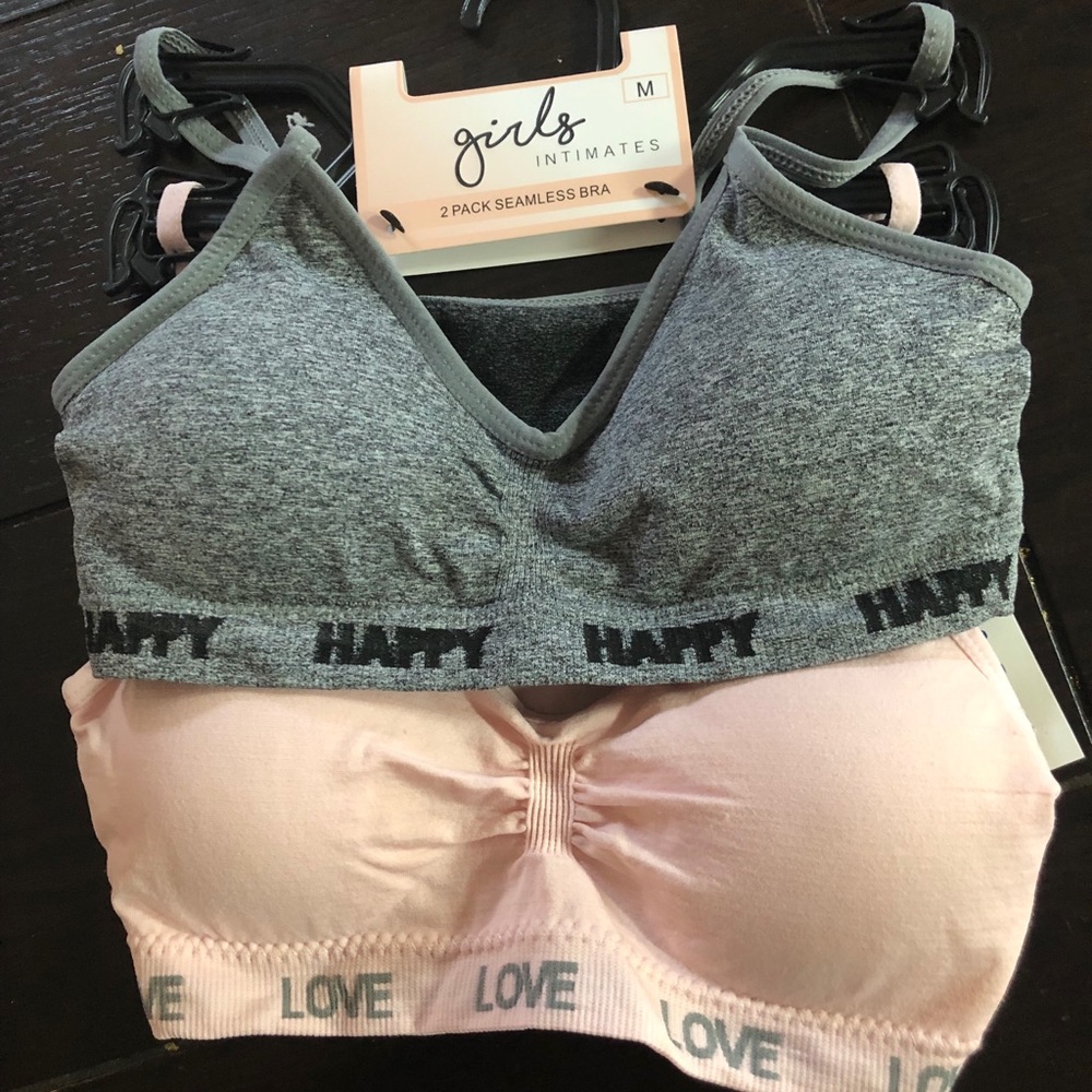 Girls Youth Intimate Bra 2 pack seamless